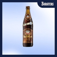 Erdinger Dunkel Dark German Wheat Beer Glass Bottle Carton (12 Bottles x 500ml) Case Deal