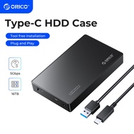 ORICO USB 3.0 External Hard Drive Enclosure for 3.5/2.5 Inch SATA HDD/SSD, Up to 16 TB, 12V/2A Power