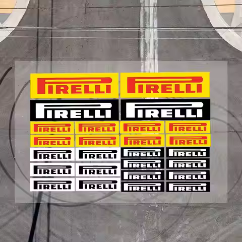 For PIRELLI Stickers Motorcycle Stickers Decals Logo Tank Emblem