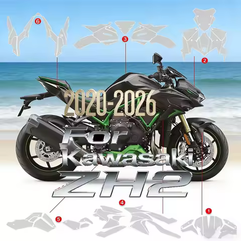 For Kawasaki ZH2 PPF Protective Film TPU Fairing Protective Film Z H 2 2020-2026 Z H2 2020-2026 Pain