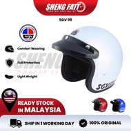SGV 99 Helmet Motor Free Size Topi Keledar Keselamatan SIRIM Helmet Topi Helmet Open Face Original Motorcycle Helmet