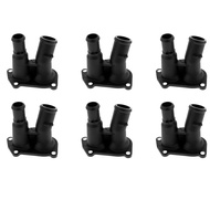 6X Engine Coolant Thermostat Housing Cover 98MM9K478DA For Ford Fiesta Box Car Outlet Pipe 98MM-9K47