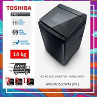 Toshiba 15 KG SDD Inverter Fully Auto Washing Machine AW-DG1600WM