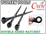 PRC DOUBLE SIDED SIDE RATCHET WRENCH SCAFFOLDING SCAFFOLD SCAFOLD WRENCH SPANNER RACHET 13MM 14MM 15