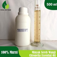Ready 500ml minyak atsiri sereh wangi asli murni penyulingan 100%