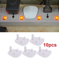 10pcs 3pin Power Plug Socket Cover Baby Proof Child Safety Protector Guard Mains Electrical Hazard Protection