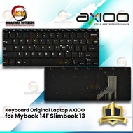 premium Keyboard Original Laptop Axioo Mybook 14F Slimbook 13 (Black)