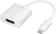 LogiLink UA0246A - USB-C (3.2 Gen 1x1) to DisplayPort Adapter, 4K/60Hz Resolution for Windows 8/10, 