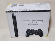 Play Station 2 SCPH-70000 黑色  主機一組 未改機 含盒 BB0054