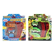 Assorted Superhero Thomas Toy Train with Train Tracks Set Battery Operated Train Vehicle Toys for Boys