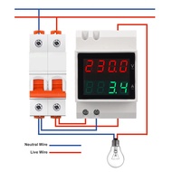 Voltmeter Ammeter AC80-300V 4 Digit Display Volt Ampere Meter 0.1-99.9A for Home