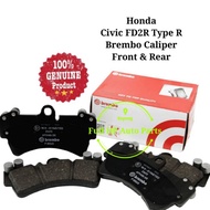 Original Brembo Brake Pad - H/D Civic FD2R Type R Brembo Caliper