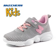 Skechers_ สเก็ตเชอร์ส รองเท้าเด็กผู้หญิง รองเท้าผ้าใบ Girls S-Lights Flicker Flash Lightweight Shoes - 303700L-LBMT Lights,