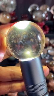 ❄️藍針黃水晶球裡面還有好多金字塔銀山