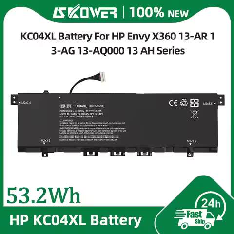SKOWER KC04XL Battery For HP Envy X360 13-AR 13-AG 13-AQ000 13 AH Replace HSTNN-IB8K L08544-1C1
