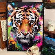 paint by number tiger lion diy acrylic paint hand-painted dragon oil paint decorative painting 20x30/30x40cm