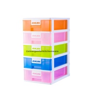 Avalon Drawer 5-Tier Plastic Cupboard / Drawer