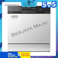Toshiba 8 Place Settings With Turbo Heat Drying TableTop Dishwasher DW-08T3(S)MY