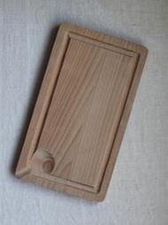 出口 櫸木長方形加厚砧板 凹槽切菜板 無漆實木面包板托盤板  露天市集  全臺最大的網路購物市集
