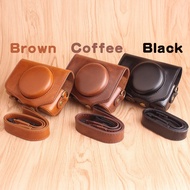 For Canon Powershot SX740 HS SX730 HS SX720 HS Camera Leather Case Bag Cover