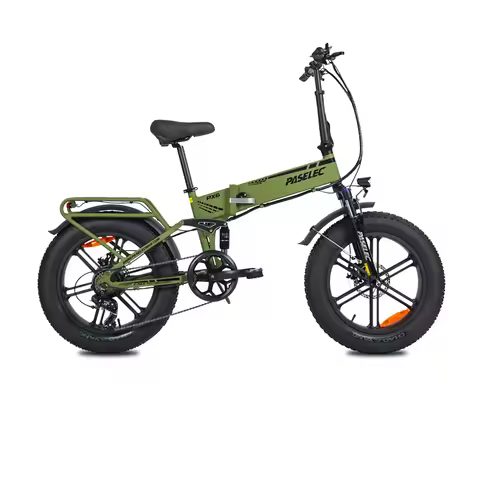 PASELEC PX6 Electric Bikes 750W Folding E Bike 20 x 4.0" Fat Tire 45km/h Ebike Adults 48V 13Ah Folda