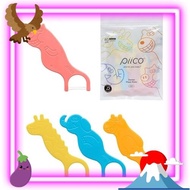 Unscented Kids Floss - Fluoride-free 2-strand dental floss pick - Fun oral care with colorfully desi