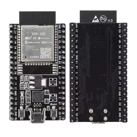 Micro USB ESP32-DevKitC-32E WiFi Bluetooth Development Board CP2102 CH340 Driver Chip 38 Pins Solder