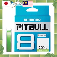SHIMANO Pitbull 8 Braided PE Fishing Line Lime Green 14.5lb [Direct from Japan]