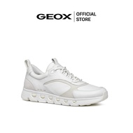GEOX รองเท้าผ้าใบผู้ชาย รุ่น U SPHERICA ECUB-4 - WHITE/OFF WHITE FW24 (U46HRAC1352M_F4WTXX)