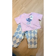 N*XT Blue/Lilac 100% Cotton T-Shirt and Trousers Set 18-24 @295