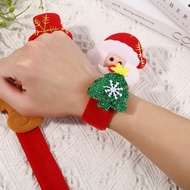 [Ready Stock] Christmas Pat Circle Bracelet Christmas Cartoon Pat Circle Luminous Children's Gift Pa