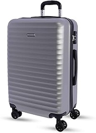 Medium Suitcase 23 kg | Rigid Travel Suitcase with 4 Double Wheels 360° TSA Padlock and Telescopic H
