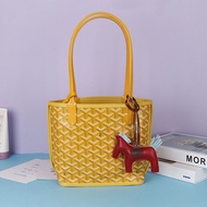 2024 forのGoyaのElegant GOYARD  Double-sided Dog Tooth Shopping Bag Shoulder Handheld Tote Bag Large M