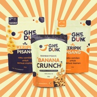 Ghedunk Tasting Experience Banana Chips Banana Crunch 3 Packs