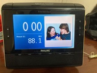 Philips clock radio AJL308 電子鐘 可作收音機及usb 播歌