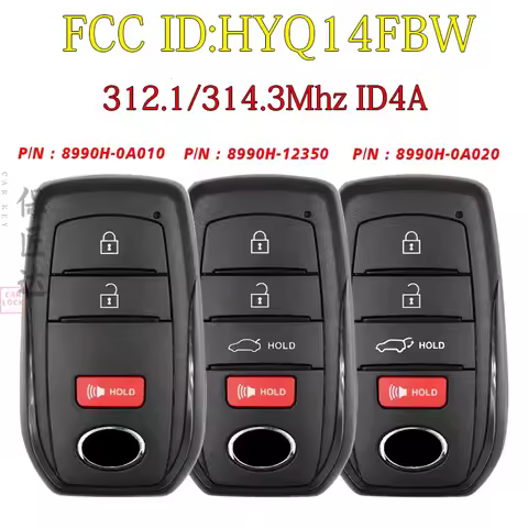 BaoJiangDd for Toyota 2023+ YARIS CROSS COROLLA CROSS 2561/2550 Remote key FCC ID :HYQ14FBW 312.1/31