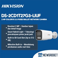 HIKVISION DS-2CD1T27G3-LIUF 2 MP COLORVU 3.0 FIXED BULLET NETWORK CAMERA WITH BUILT-IN MIC & MICRO S