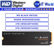 Itw | Western Digital 500GB/1TB/2TB M 2 NVMe SSD M2 NVMe SSD WD Black SN7100 M.2 2280 Internal