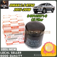 ISUZU D-MAX 2.5 RT50 2013-2018 OIL FILTER 8 98165071 0 DMAX FILTER HIGH QUALITY ENGINE PARTS PENAPIS