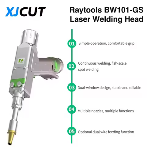 Original Raytools BW101-GS Fiber Laser Welding Cutting Cleaning 4 in 1 Head 3KW BH-03K Laser Welding