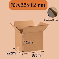 33x22x12 Combo of 5 packing cartons