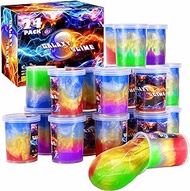 Galaxy Slime 24 Pack, Slime Party Favors for Girls Boys, Unicorn Color Party Slime for Kids Stocking Stuffers Goodies Bag- Pretty Soft, Squishy &amp; Non Sticky Slime Kits for Girls Boys Ages 5 6 7 8 12…