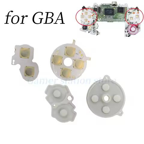 1-10 Set For GameBoy Advance Change Membrane Button Kit For GBA Console Change Machine Button For GB