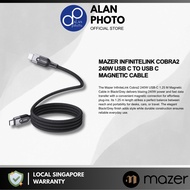 Mazer InfiniteLink Cobra2 240W USB C to USB C Magnetic Cable