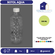 Per 20pcs, Bottle PLASTIK PET 500ml ScrewAQUA | 500ml Drink Bottle | Terate Plastic | Bandung Bandun