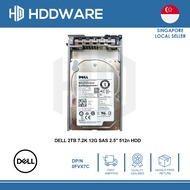 DELL 2TB 7.2K 12G SAS 2.5'' 512n HDD // 0FVX7C // FVX7C // ST2000NX0433 // 1VD200-150