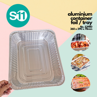 S11 Full Size Half Size Aluminium Foil Tray 5 Keping (Pcs) Buffet Catering Aluminium Food Tray / Tra