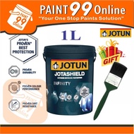 1L Jotun Jotashield Infinity Exterior Paint ( INFINITY EXTERIOR ) ( FREE 1.5" BRUSH ) 1 LITER