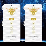 คุณภาพระดับพรีเมียม [ด้านหน้า + ด้านหลัง] ซอฟท์ไฮโดรเจลฟิล์มสำหรับ Samsung Galaxy S24 S23 S22เป็นพิเศษ S21 S20 S10 S8 S9บวกหมายเหตุ20 10 5G 9 8 A51ฟิล์มปกป้องหน้าจอ S24Ultra