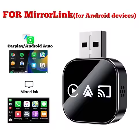 B27B Wired USB Carplay Adapter 3 In 1 Wireless Smart Mirror Link Android Auto Plug And Play Dongle B